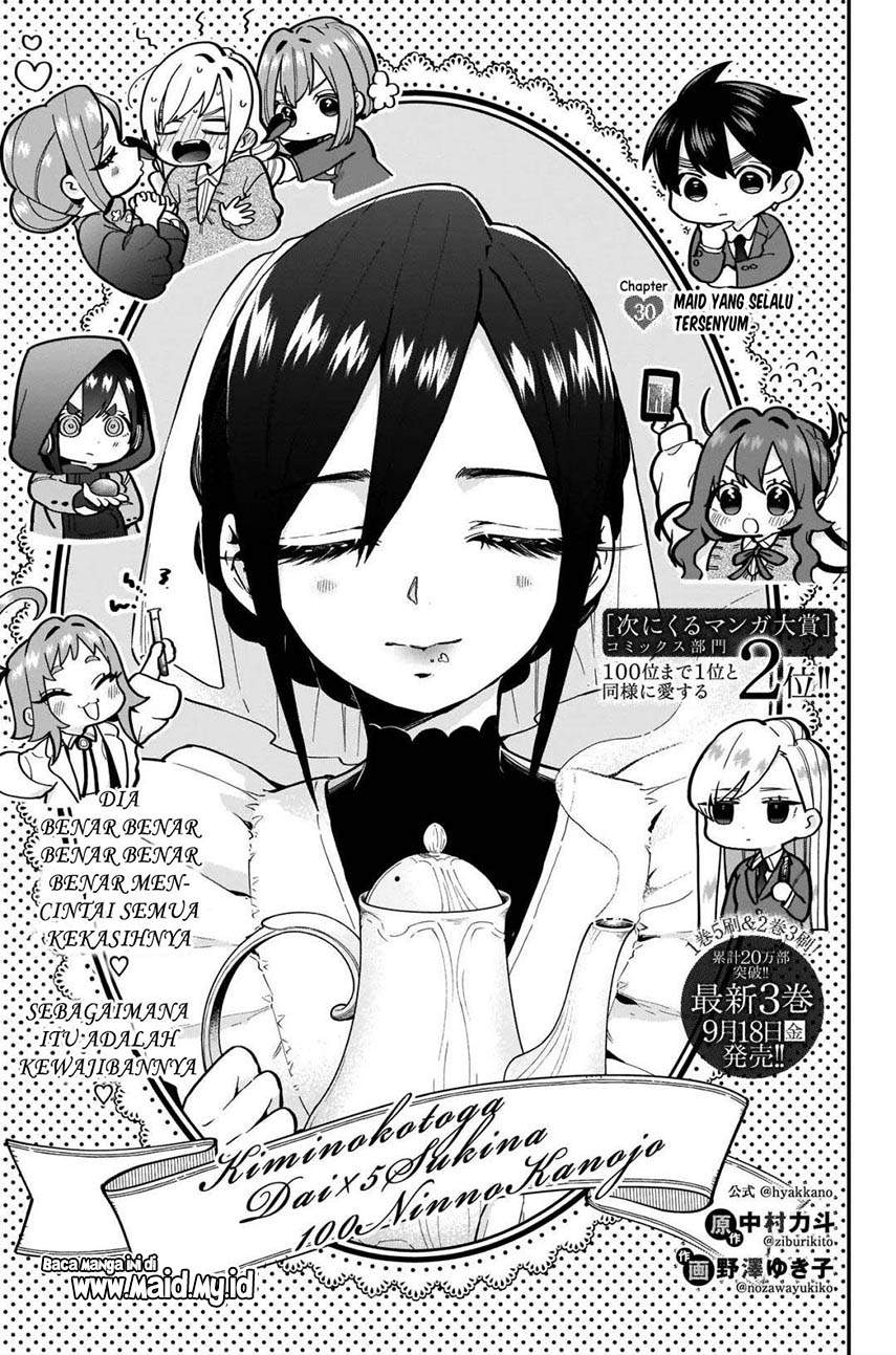 Kimi no Koto ga Dai Dai Dai Dai Daisuki na 100-ri no Kanojo chapter 30